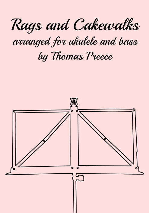 Book cover: Rags and Cakewalks